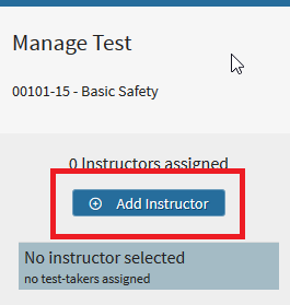How to Assign a Module Test in the Testing System