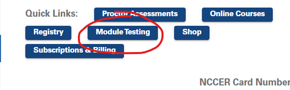 How to Assign a Module Test in the Testing System